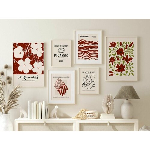 Набор постеров на стену 6 шт.