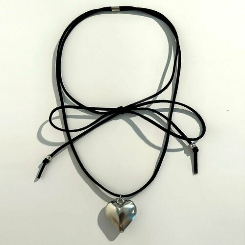 Чокер длина 140 см серебристый 540₽