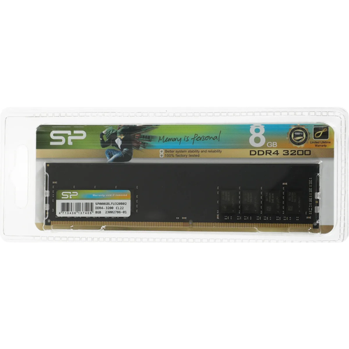 Память DDR4 8 ГБ 3200 МГц PC4-25600 Silicon Power [SP008GBLFU320B02]