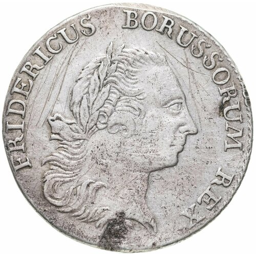 Пруссия ½ талера 1764 A* Без линии над датой клуб нумизмат монета 1 24 талера бранденбурга 1669 года серебро герб