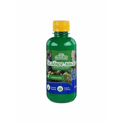 Зеленое мыло 0,25л 189-048 зеленое мыло 250 мл защита растений от насекомых и болезней