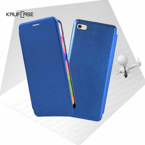 фото Чехол книжка kaufcase для телефона apple iphone 6 /6s (4.7"), синий. трансфомер