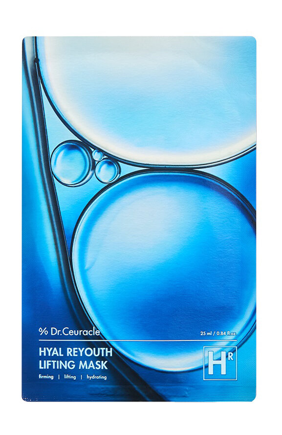 DR.CEURACLE Hyal Reyouth Lifting Mask Маска тканевая для лица с гиалуроновой кислотой, 25 г