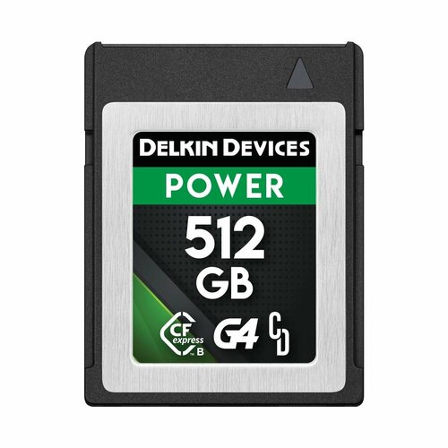 комплект delkin devices power cfexpress type a 80gb sd 64gb v90 card bundle Карта памяти Delkin Devices Power CFexpress Type B G4 512GB