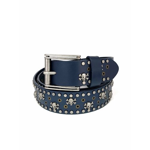 фото Ремень , размер 120, синий hagust