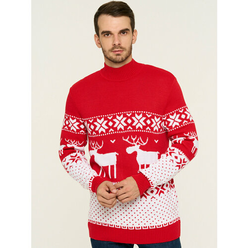 фото Свитер vay, размер 54, красный