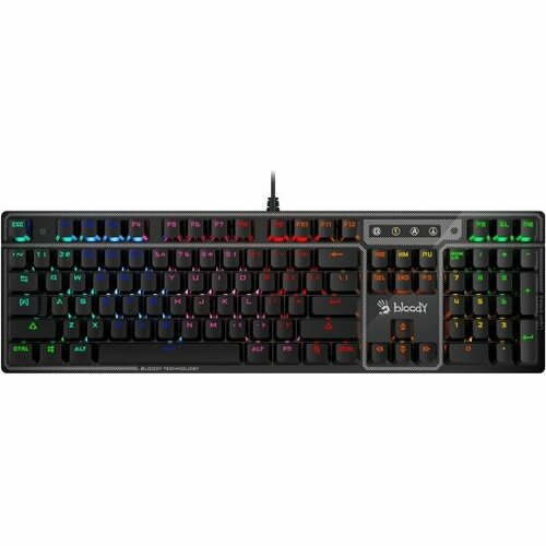 B750N DESTINY Клавиатура A4Tech Bloody, USB for gamer LED, механическая, цвет черный