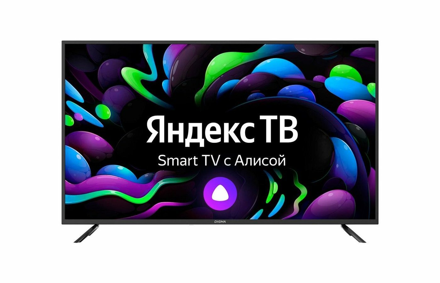 4K (Ultra HD) Smart телевизор Digma DM-LED43UBB31 Smart Яндекс. ТВ черный
