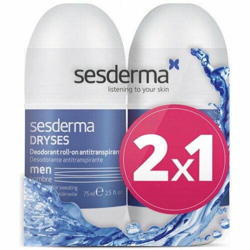 Дезодорант-антиперспирант для мужчин Sesderma Dryses 75 мл2 шт промо 2275₽
