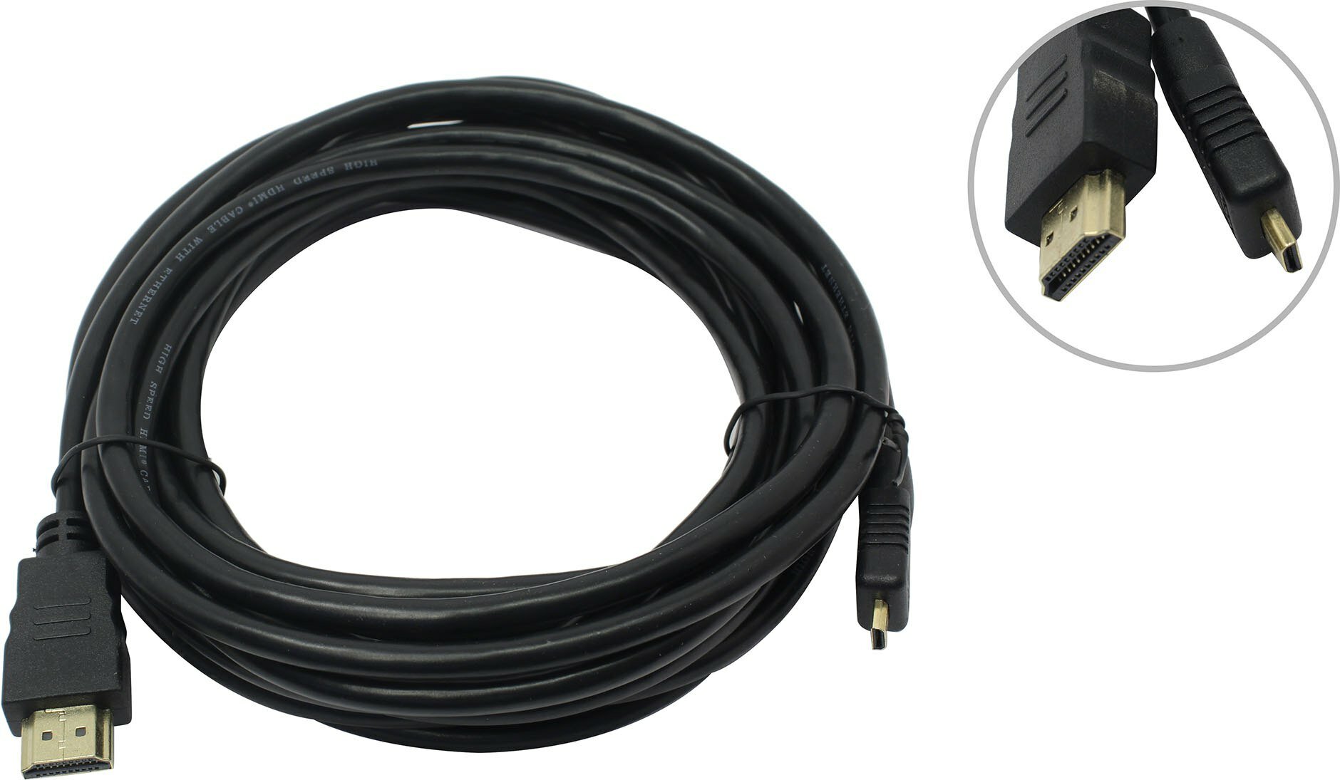 Кабель «B&P» HDMI to microHDMI V1.4+3D 10м