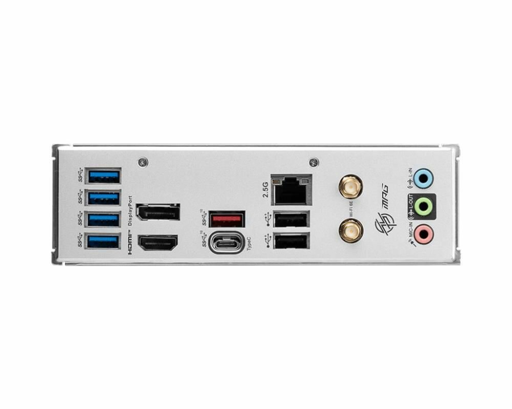Материнская плата mini-ITX MSI (LGA1700, B760, 2*DDR5 (7200), 4*SATA 6G RAID, 2*M.2, PCIE, 2.5Glan, WiFi, BT, HDMI, DP, USB Type-C - фото №5