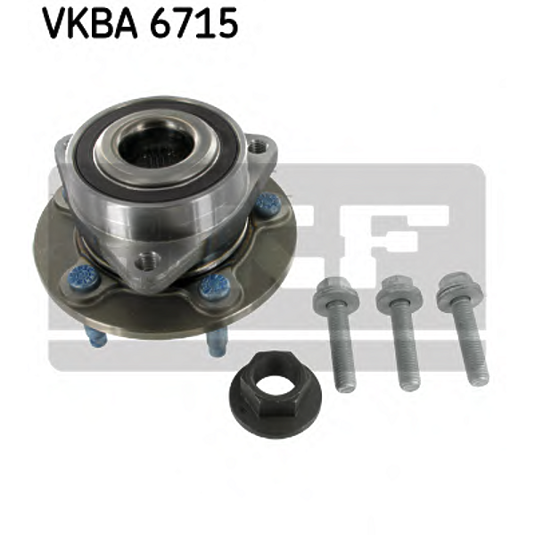 SKF VKBA6715 (13502829 / 13583479 / 328001) ступица колеса chevrolet: cruze (j300) 1.6 / 1.8 / 2.0 cdi 09 - , orlando 1.8 / 2.0 d 10 - opel: