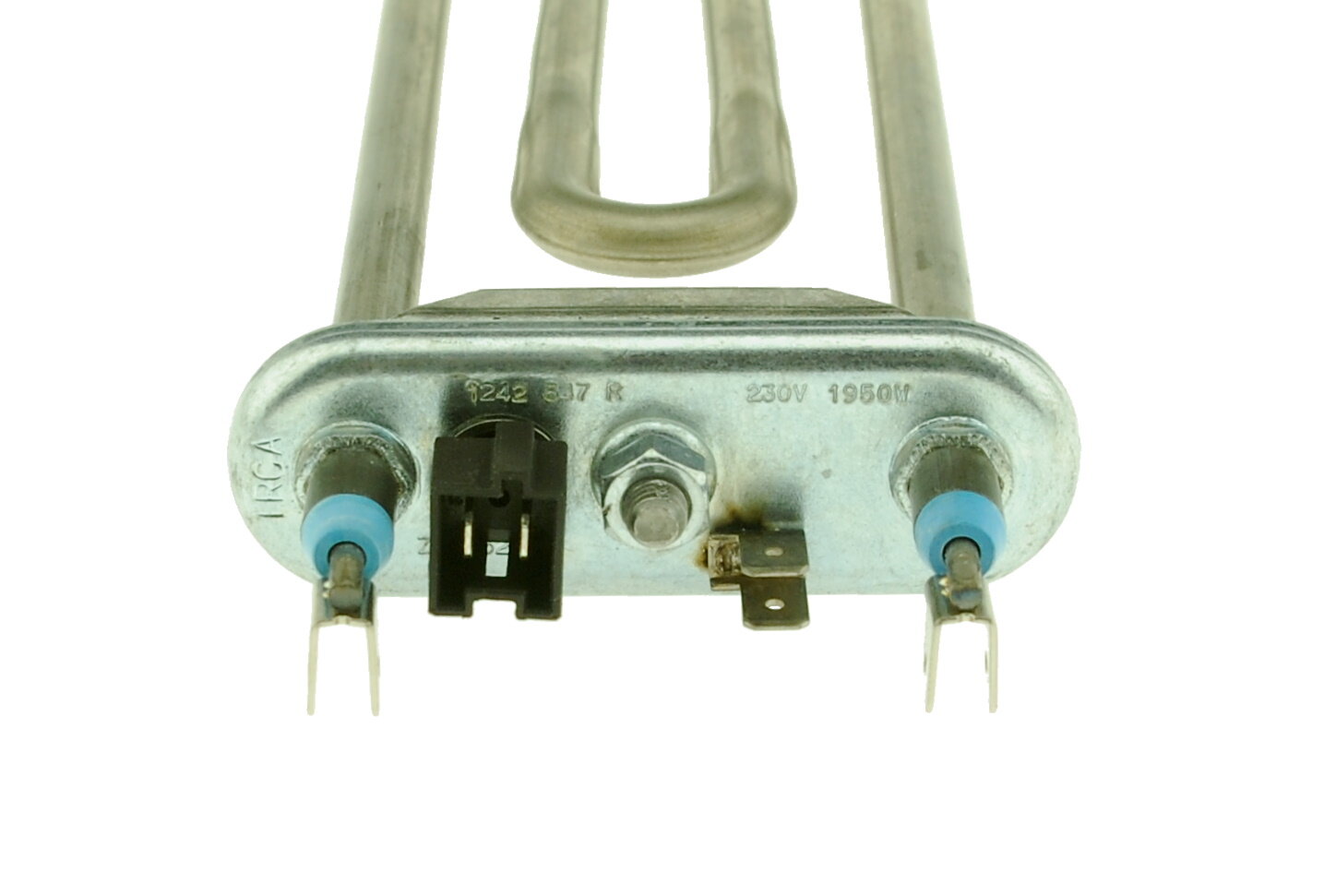 ТЭН (нагреватель) L=235 мм, 1950W, прямой с датчиком стиральной машины Bosch, Siemens, Electrolux