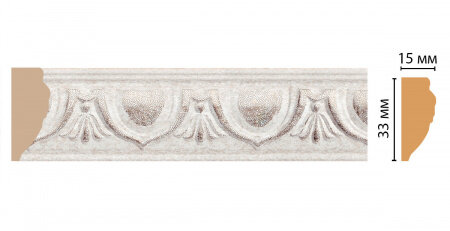 Молдинг Decomaster 101D-19D В33хШ15хД2400 мм / Декомастер.