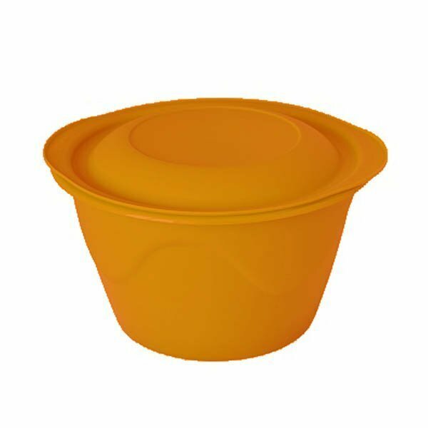 фото Миска с крышкой Martika "Чезаре" 3 л оранжевая