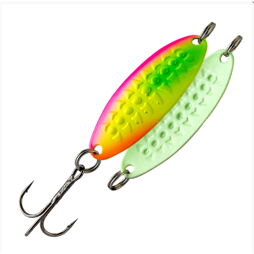 фото Блесна зимняя вертикальная для рыбалки rb (русская блесна) уникум 6 гр.-19glow, 47m rb company