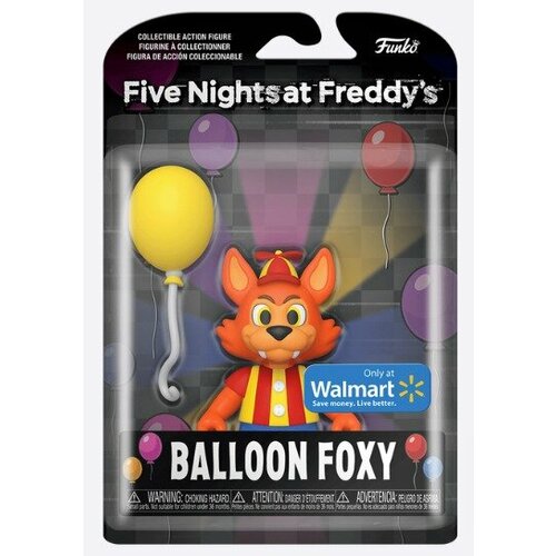 Фигурка аниматроник Фокси с шариком фнаф Funko подвижная фигурка funko pop games five nights at freddy’s radioactive foxy из игры five nights at freddy s