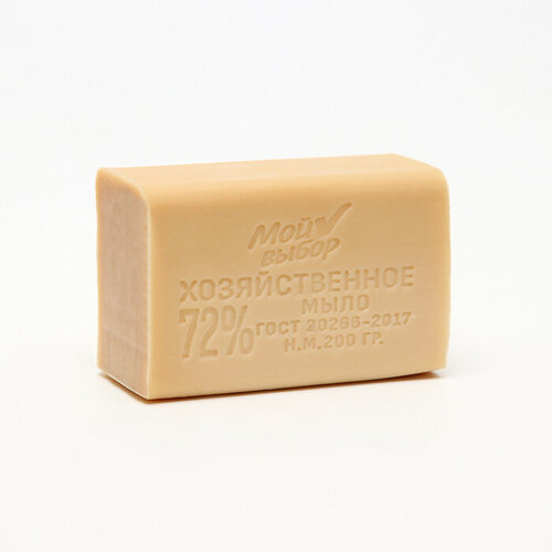 Мыло хозяйственное 72 Мой выбор без обертки 200 гр60 шт 4048₽