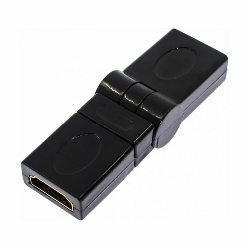 Переходник (адаптер) HDMI-HDMI (угловой 90°) (поворотный) переходник адаптер noname hdmi dvi