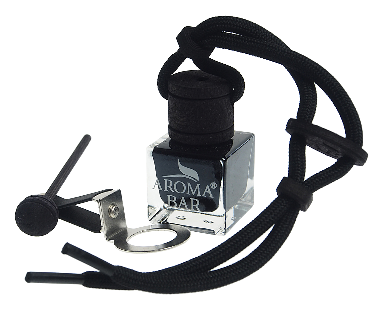 Ароматизатор подвесной жидкосный (дефлектор) 2в1 (Black king) 7мл AROMA BAR
