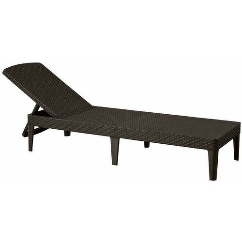 Шезлонг Allibert Jaipur Sun Lounger Виски коричневый