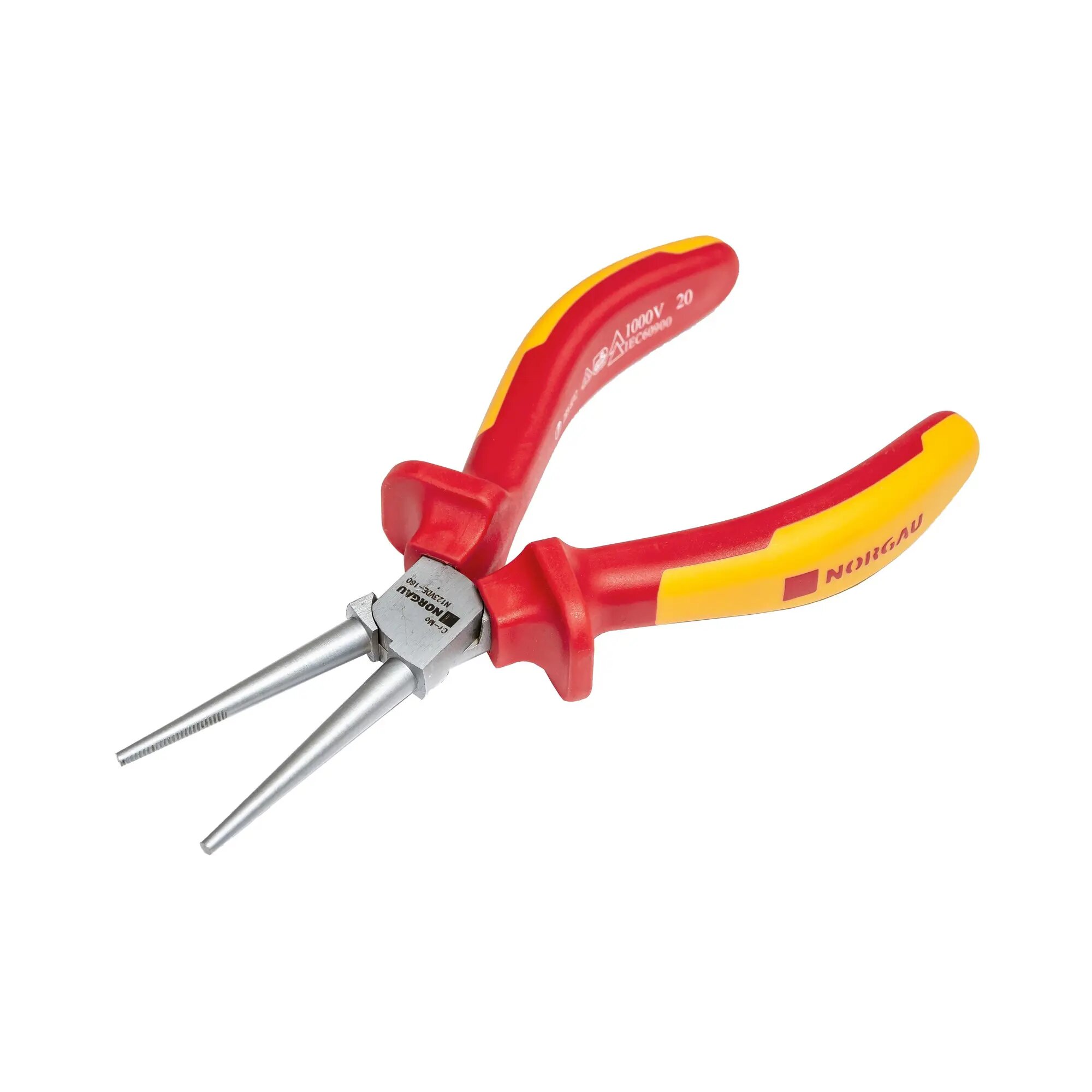 Круглогубцы диэлектрические NORGAU Industrial из CrMo стали для гибки и удержания проволоки, 160 мм — фото 9