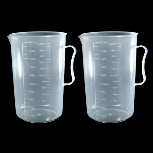 Мерный стакан пластиковый, 2 литра (2 шт.)