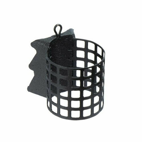 фото Груз-кормушка металлическая me alligator m perfo, цвет matt black, 80 г, 35 мл x-feeder