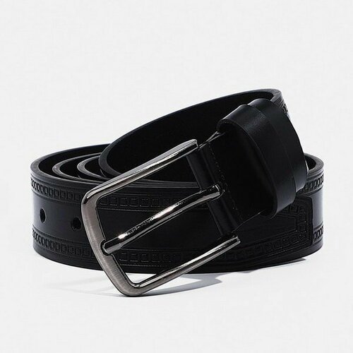 фото Ремень сима-ленд, размер 125, черный сима-лэнд