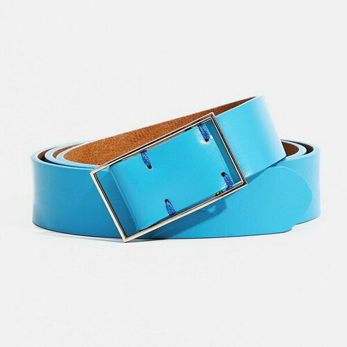 фото Ремень сима-ленд, размер 110, голубой сима-лэнд