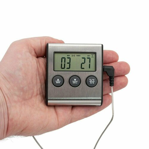 Термометр электронный с выносным датчиком и звуковой сигнализацией 1130₽