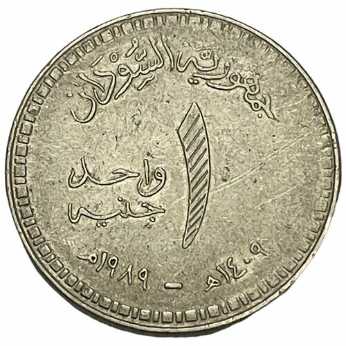 ирландия северная 1 фунт 1989 г королева мэйв средневековая рукопись unc Судан 1 фунт 1989 г. (AH 1409)