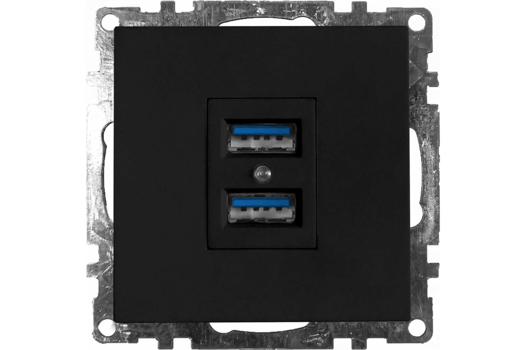 Розетка USB 20IP Stekker КАТРИН 39616 - фото №1