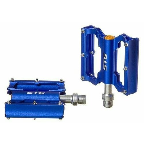 фото Педали платформенные stg bc-pd213, синий