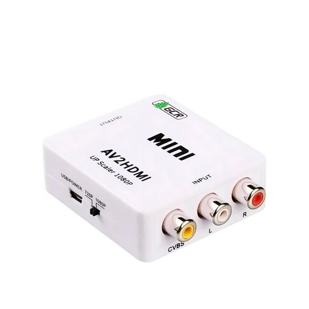 Конвертер AV в HDMI 1.3 PAL NTSC SECAM 1080p (GL-v125) белый м