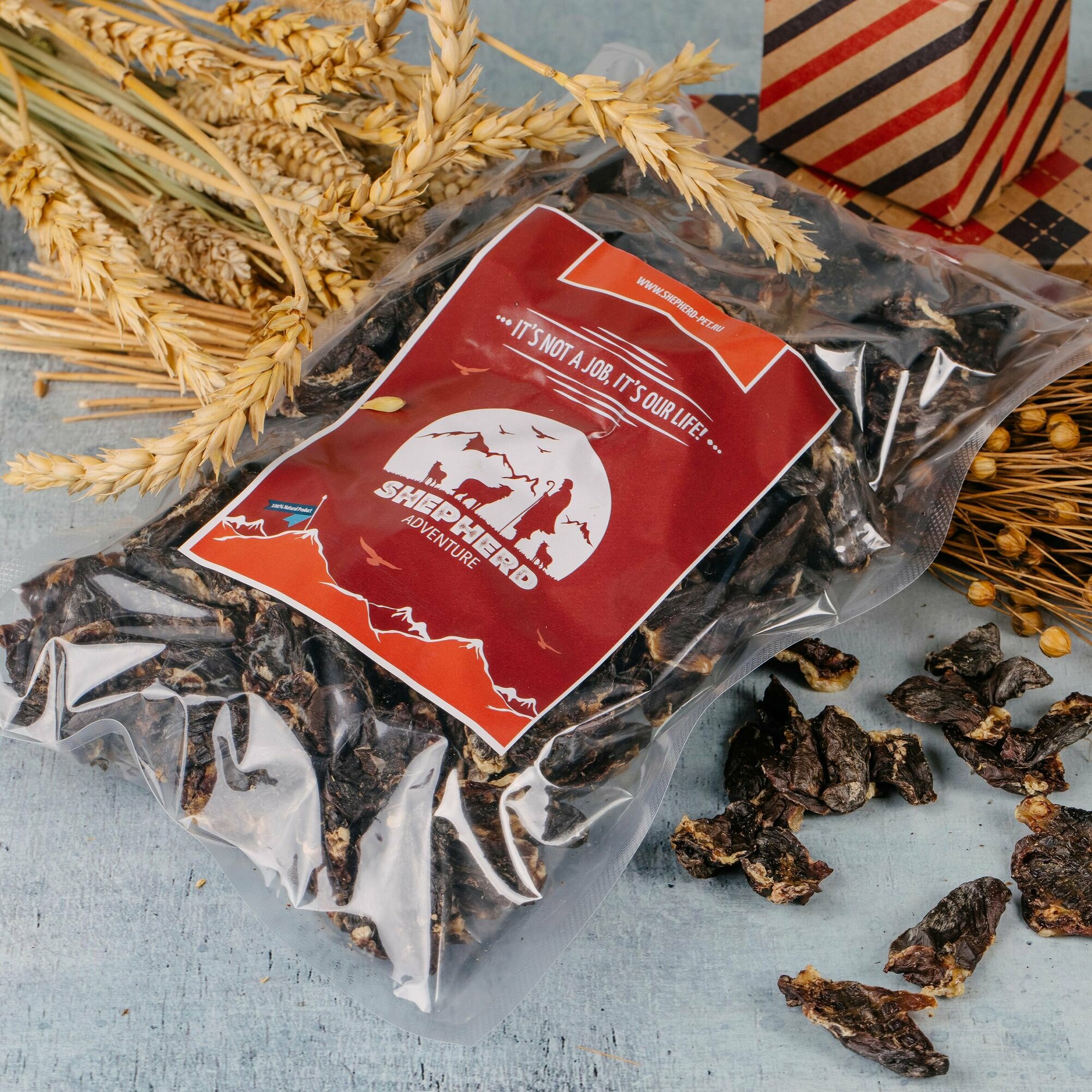 фото Утиное сердце, натуральное лакомство для собак SHEPHERD TM, 50гр.