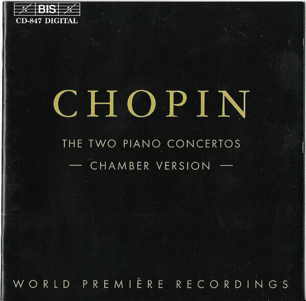 AUDIO CD Chopin - Two Piano Concertos, Chamber Version. 1 CD