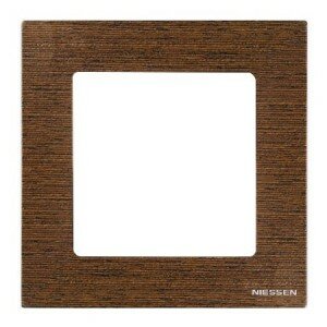 Sky 2CLA857100A2101 Рамка 1-постовая (дерево, венге) ABB - фото №3