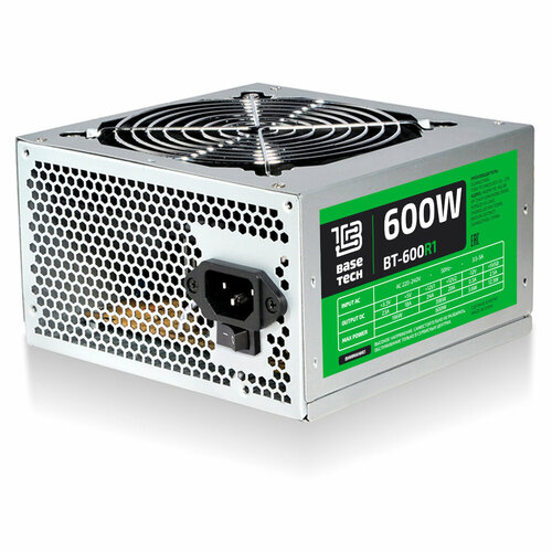 Блок питания ATX BaseTech R1 600W Bulk 260900₽