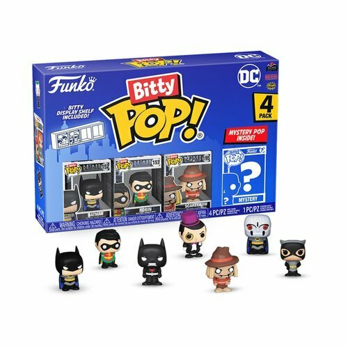 Набор Funko Bitty POP! DC Comics. Batman 4PK игровые фигурки dc comics фигурка супергерой 10 см