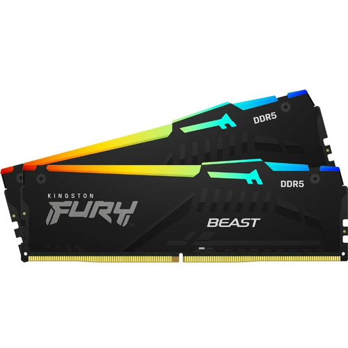 Оперативная память Kingston FURY Beast Black AMD RGB KF556C36BBEAK2-32 32 ГБ 1771500₽