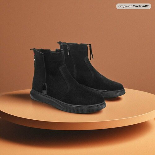 фото Ботинки мисс таис, размер 44, черный