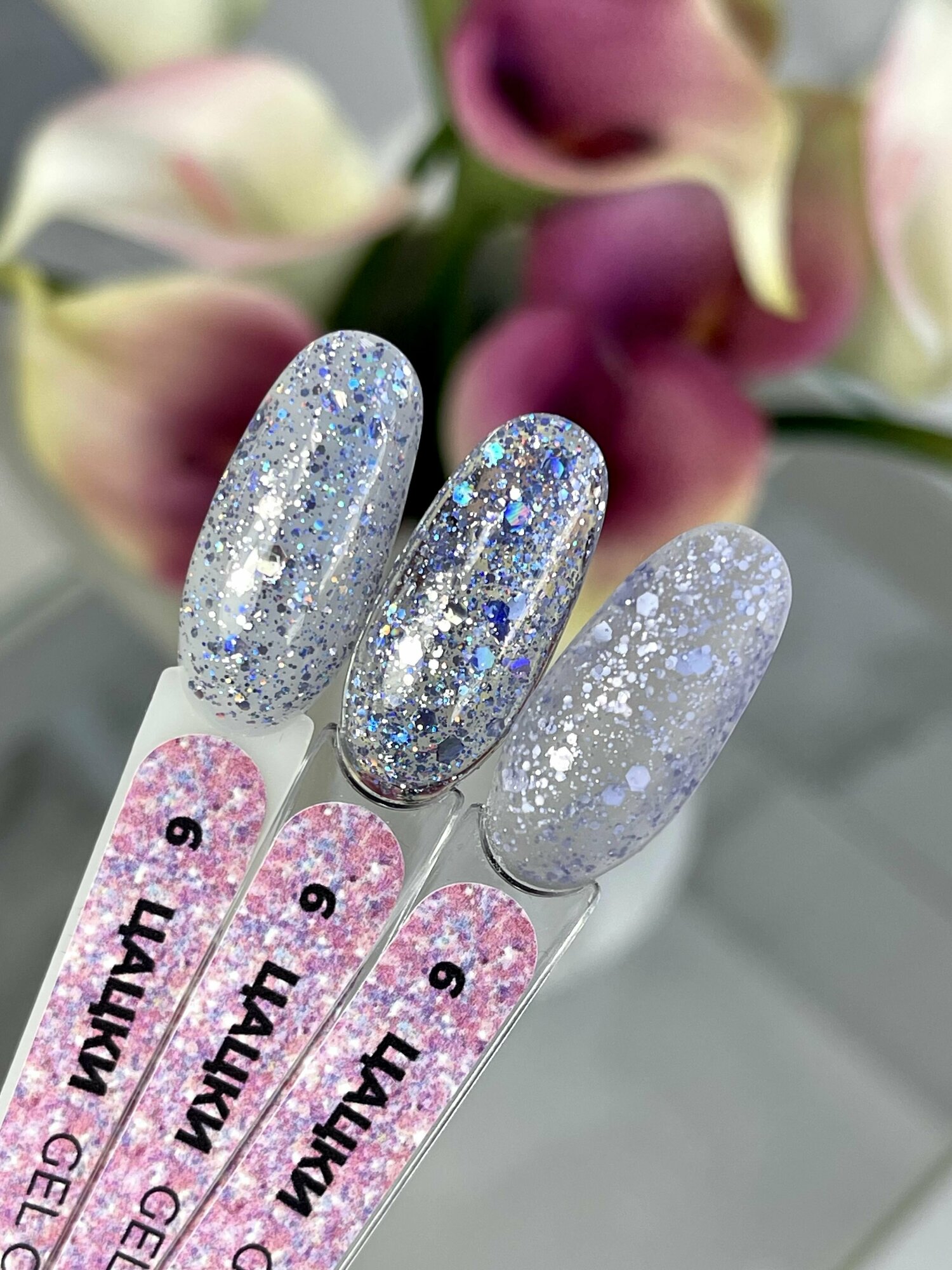 Цацки gel color. Гель лак для ногтей для маникюра и педикюра. Оттенок 6.