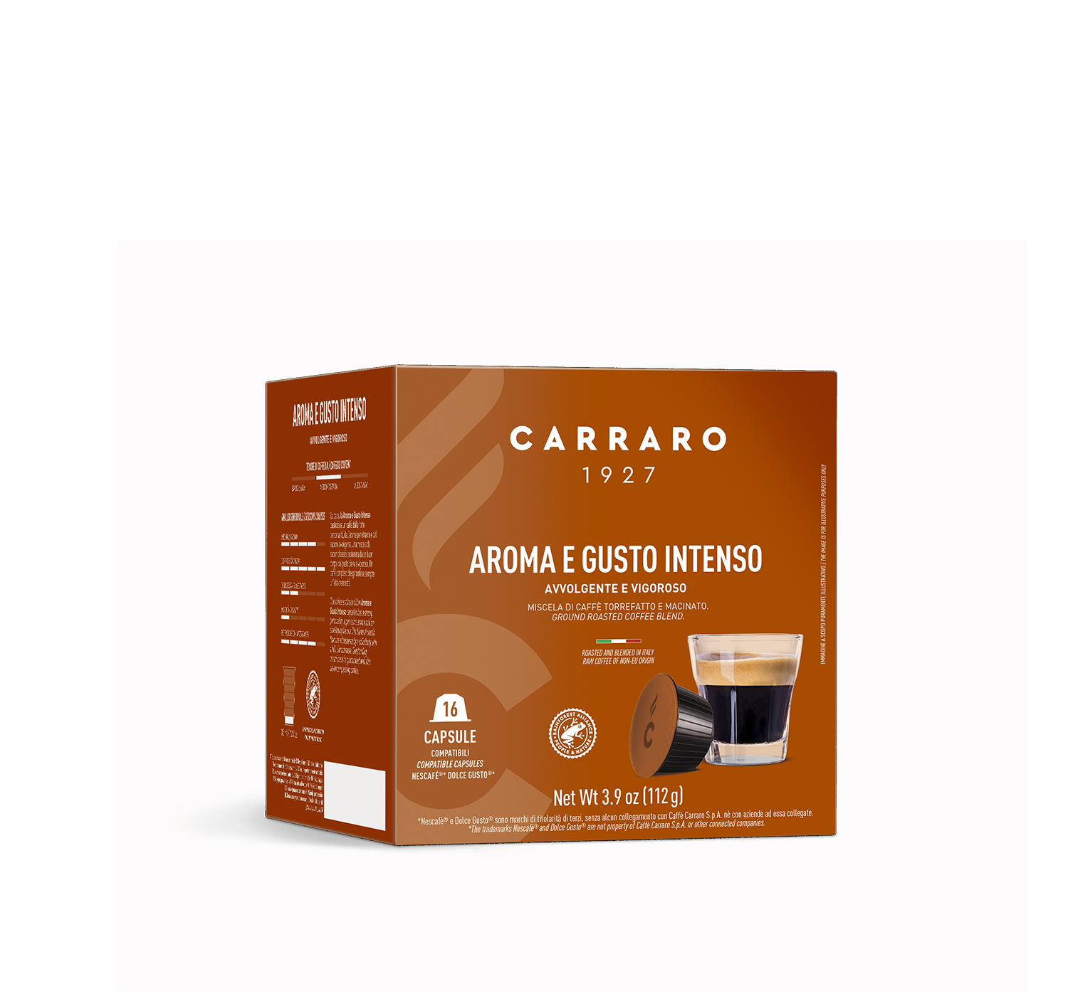 Кофе в капсулах Carraro Aroma Espresso 16шт - фото №4