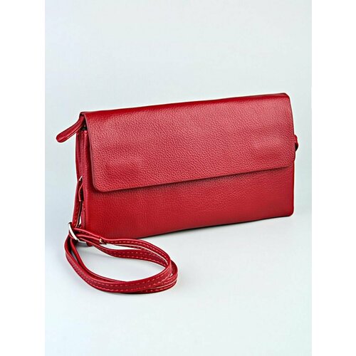 фото Сумка клатч 1110, фактура гладкая, красный babak