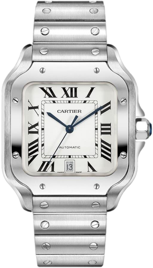 Наручные часы Cartier, серебряный