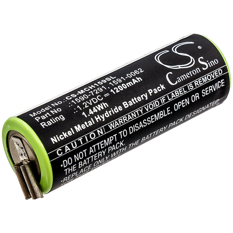 Аккумулятор CS-MCH159SL для Moser ChroMini 1591 1200mAh 1.2V Ni-MH