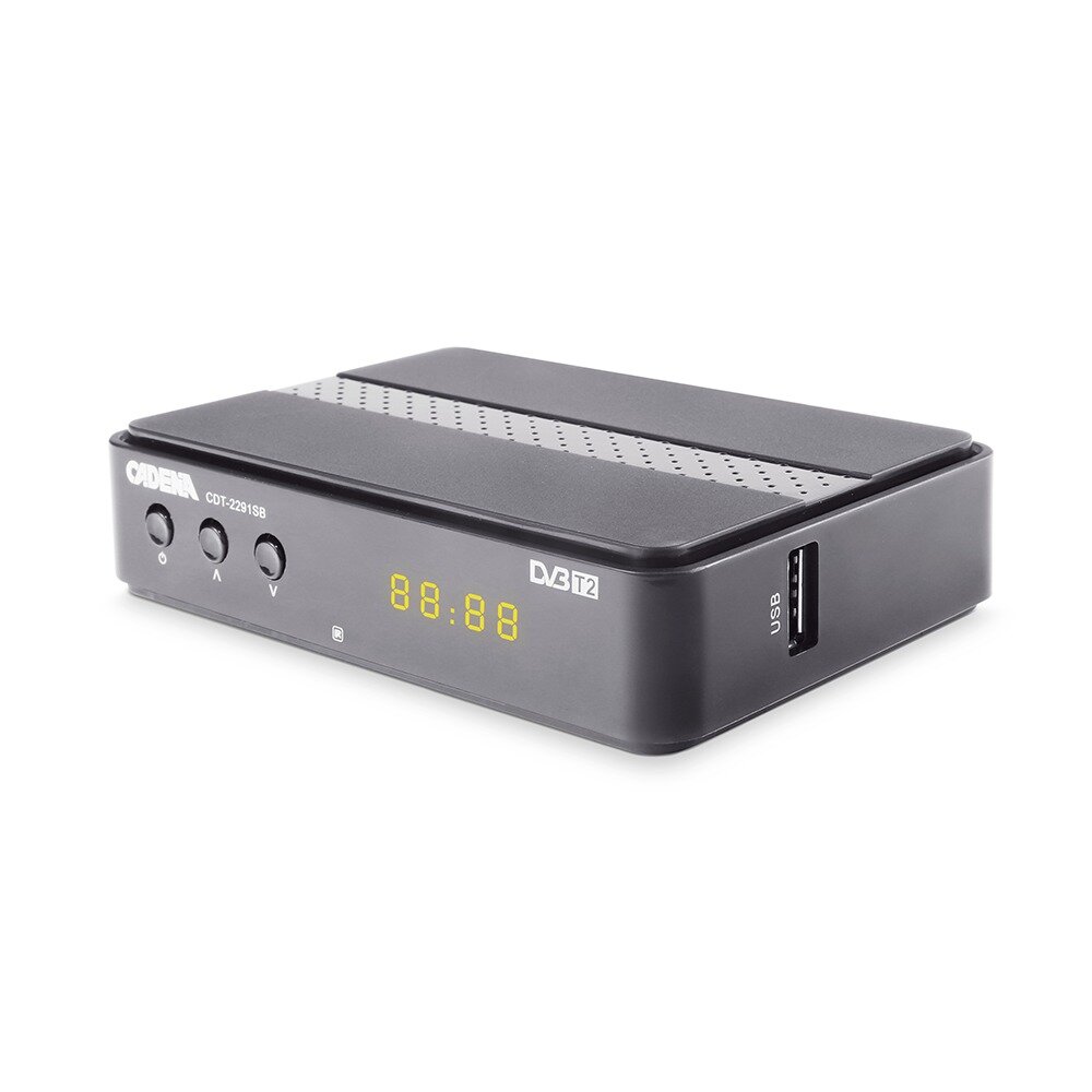 Цифровой ресивер DVB-T2 CADENA CDT-2291SB черный — фото 11