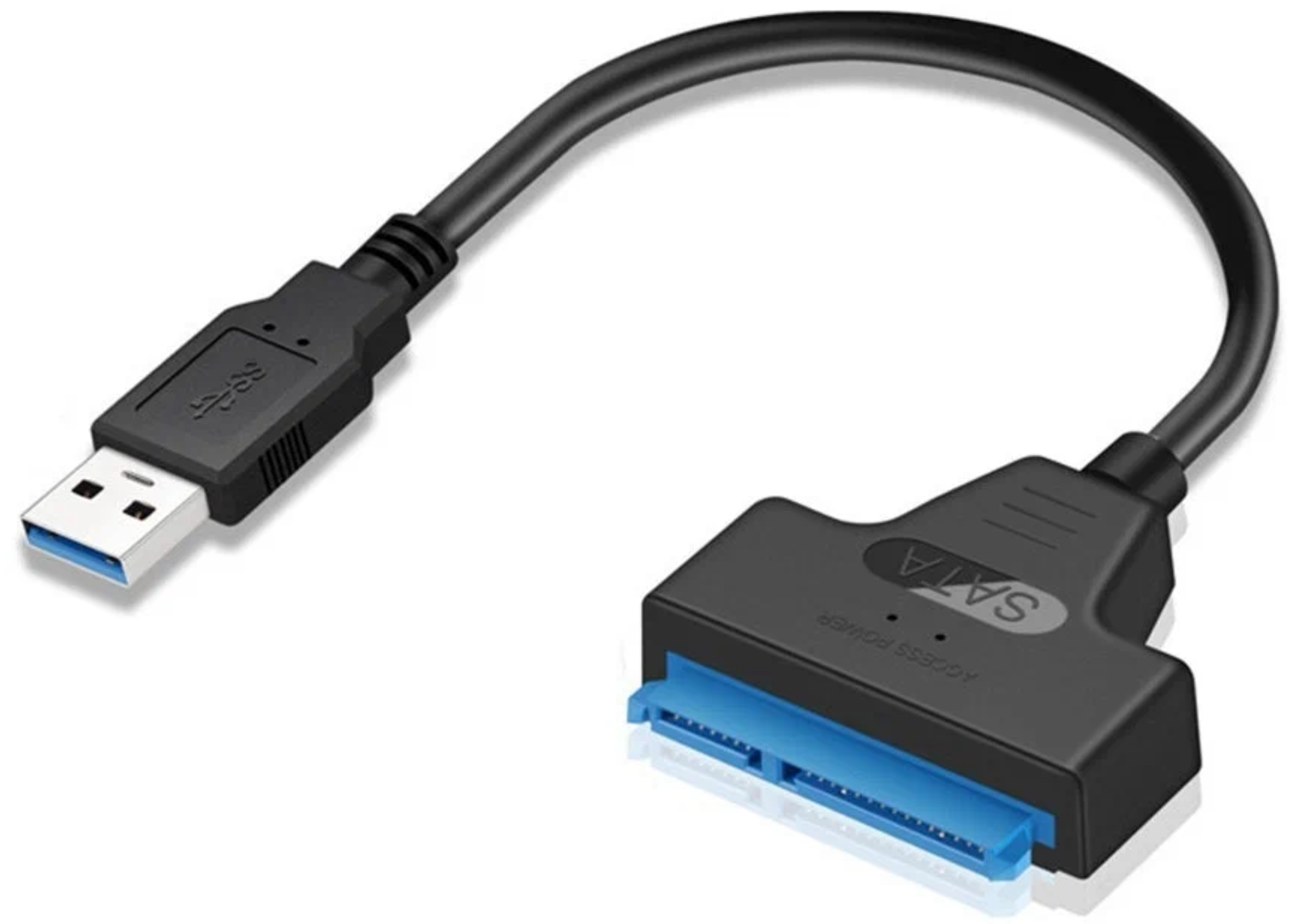Кабель переходник USB 2.0 - SATA lll HDD / SSD адаптер для внешнего диска / SSD 2.5