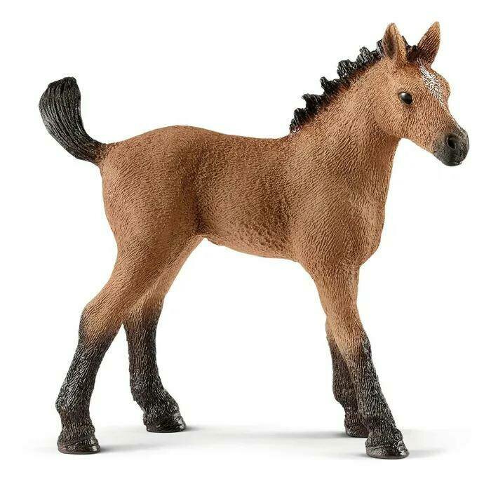 Фигурка Schleich Лошадь квотерхорс жеребенок 13854, 8.1 см